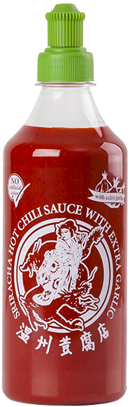 Sriracha csípős chili szósz extra fokhagymával